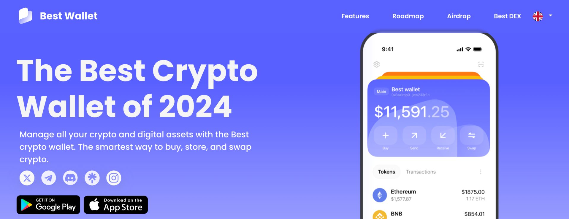 Best Wallet decentralized app review 