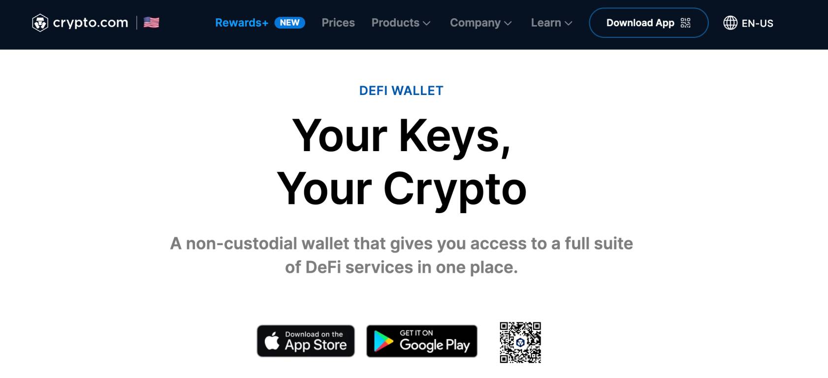 Crypto.com DeFi wallet