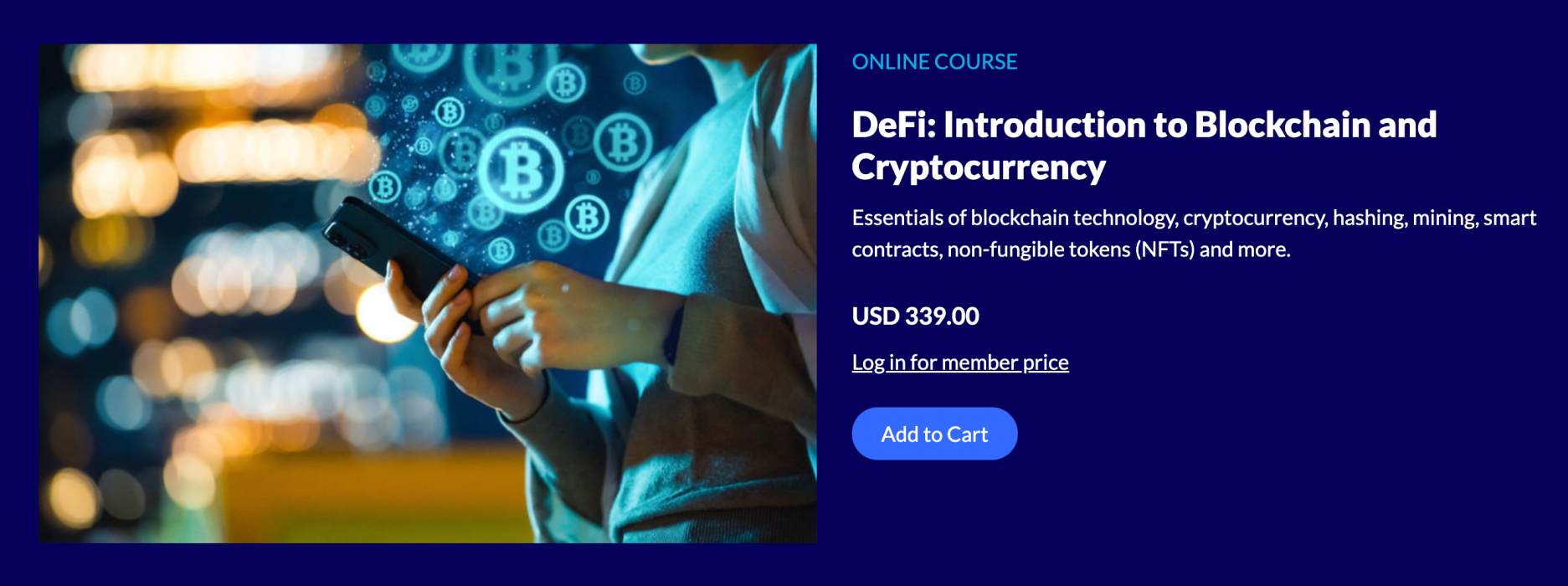 DeFi: Introduction to Blockchain and Cryptocurrency 