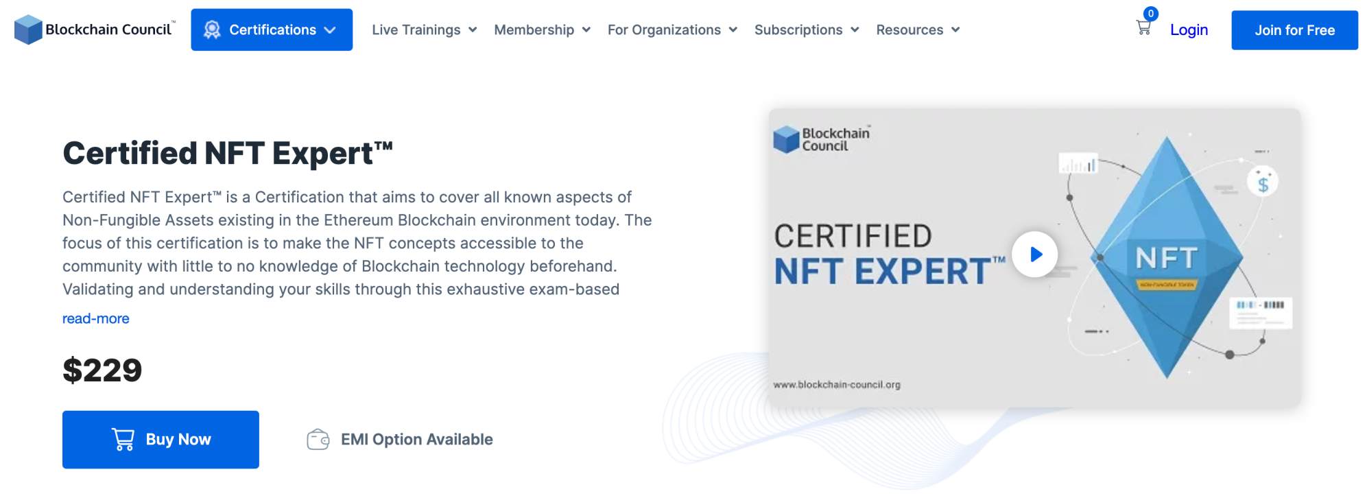 Certified NFT Expert course 