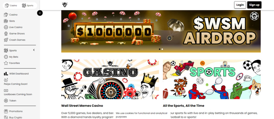 After a little more than 12 months of operation, WSM casino reached $100 million in user wagers.