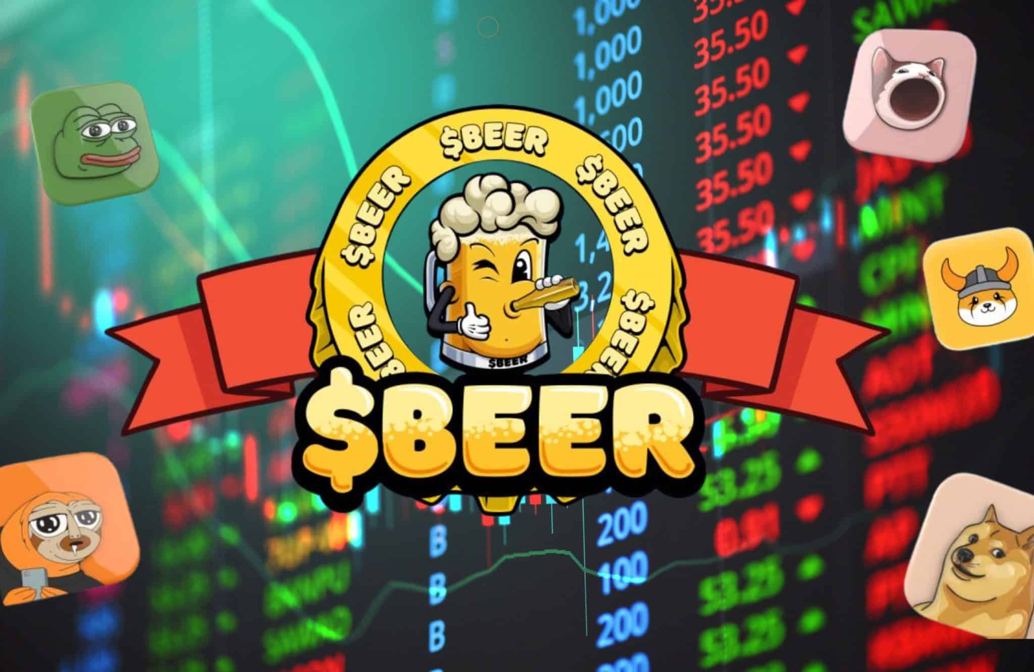 Discover frenzy behind Beercoin price ($BEER) and its remarkable rise in the crypto world. Will this Solana meme coin be the next big hit?