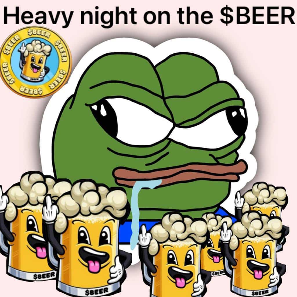BEER, a Solana meme coin, is facing some controversy but from the chart BEER price looks bottomed and ready to pump. Time to buy this meme?