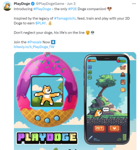 PlayDoge Twitter Announcement