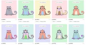 The CryptoKitty Marketplace, where you can buy and sell kitties.