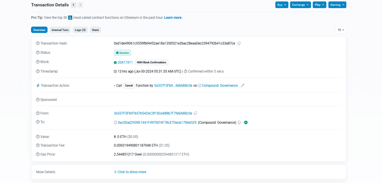 Compound, one of the earliest DeFi protocols, was nearly hijacked after whales banded together to pass a controversial proposal