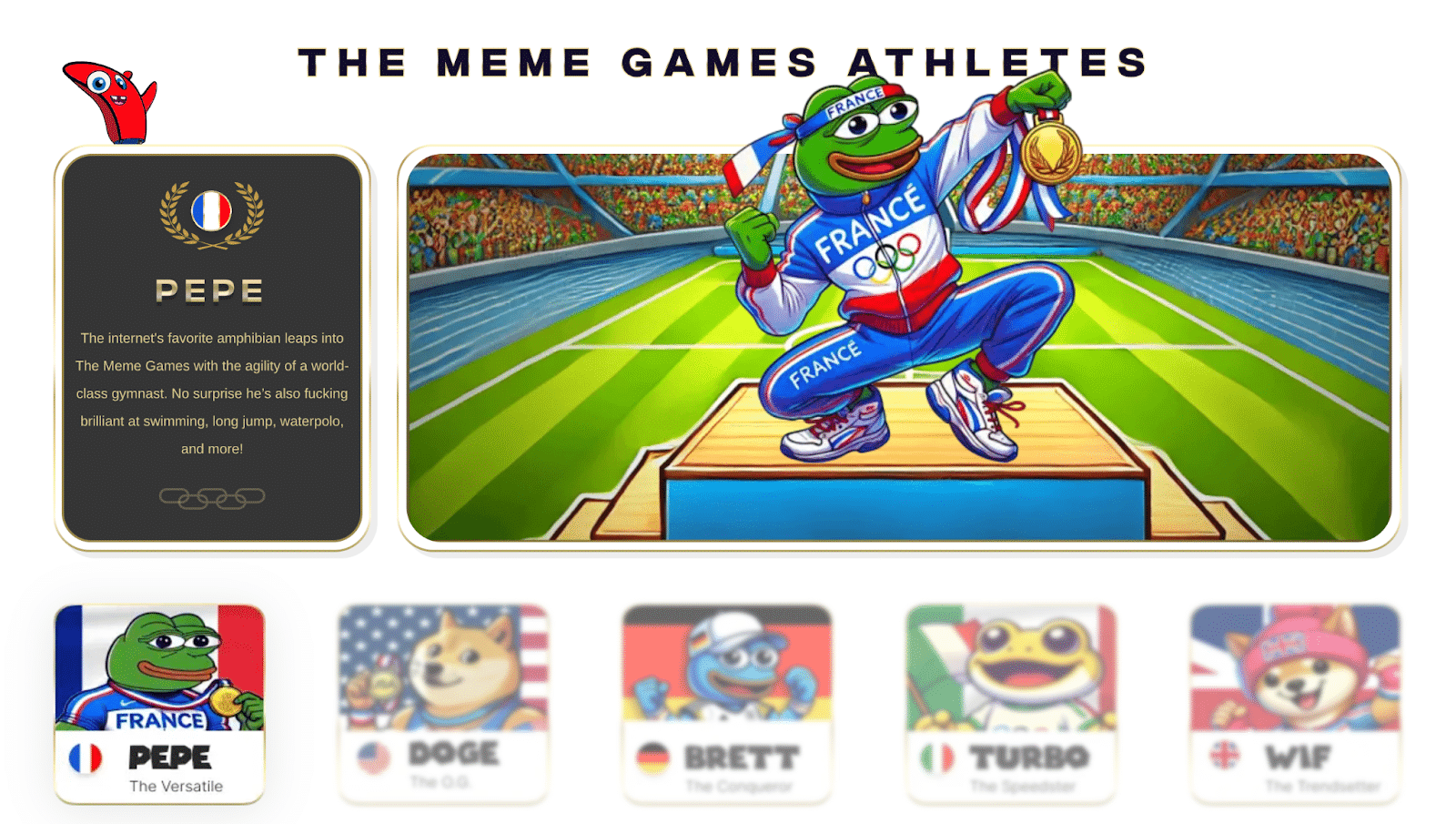 As Paris 2024 steps into high gear, Olympics meme coin plays are big talk amongst retail traders, but is the Meme Games presale best play?