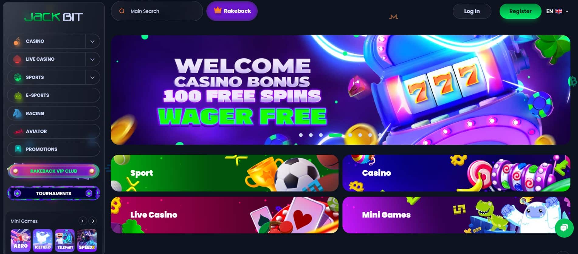 Jackbit Casino Welcome Offer