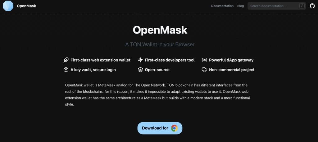 Openmask Homepage