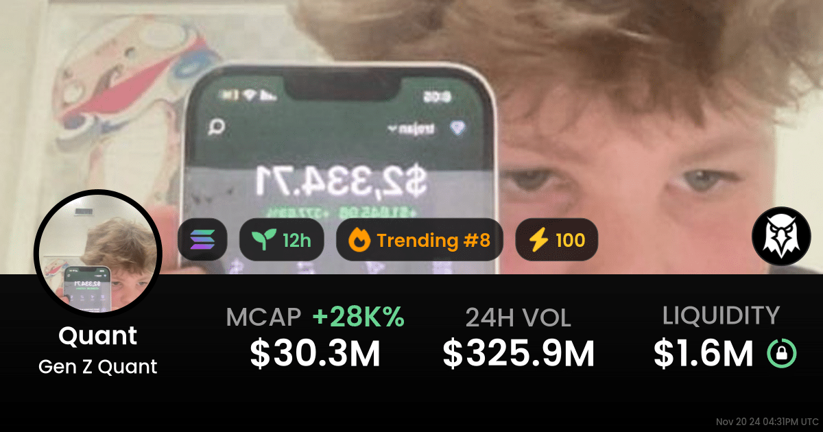 Ruthless Gen Z – Kid Rugs QUANT For $30k Profit On LiveStream