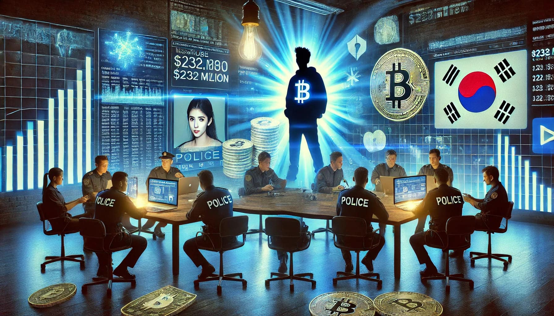 South Korean Authorities Uncover $232M Crypto Fraud, YouTube Star In Spotlight