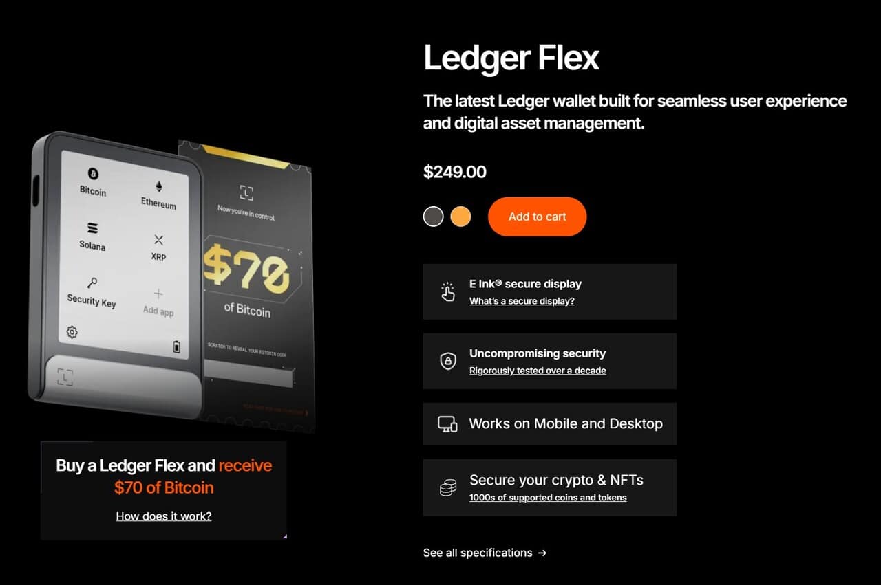 ledger flex 