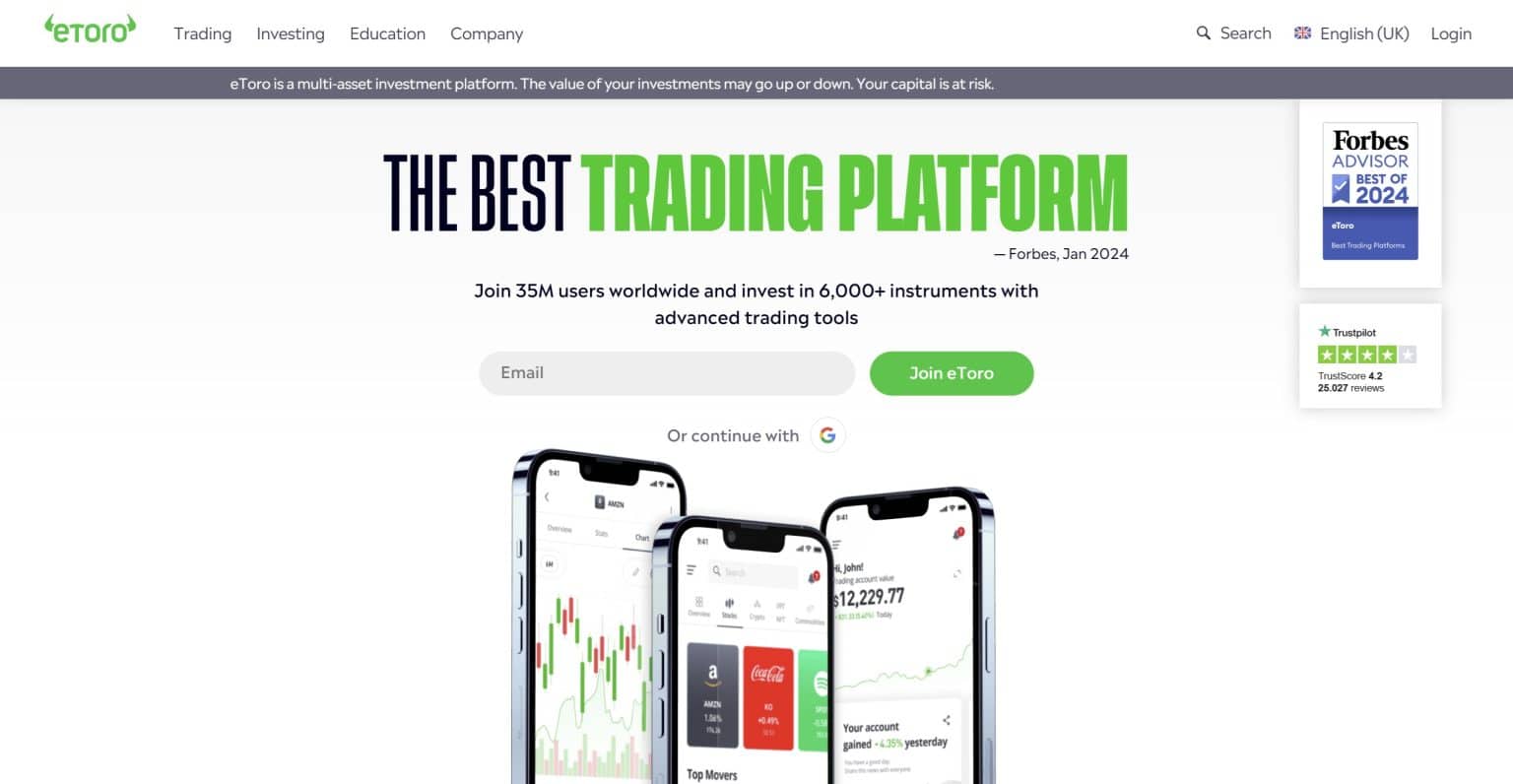 etoro exchange