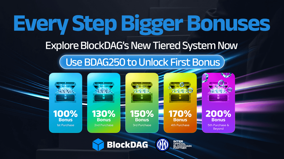 150% Bonus Marks BlockDAG’s New Tiered Bonus Chain! XRP News Drives Price Surge, ETH Targets Near Key Levels