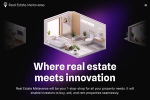 real estate metaverse homepage