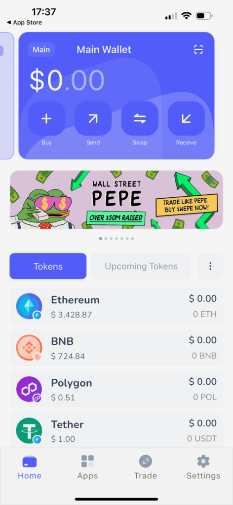 Best Wallet - In App