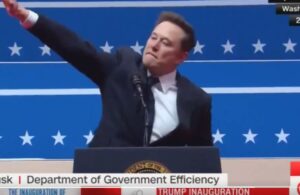 With the Sieg Heil, the Elon Roman Salute literally stole the spotlight, just as Elon Musk stole the DOGE crown from Ramaswamy.