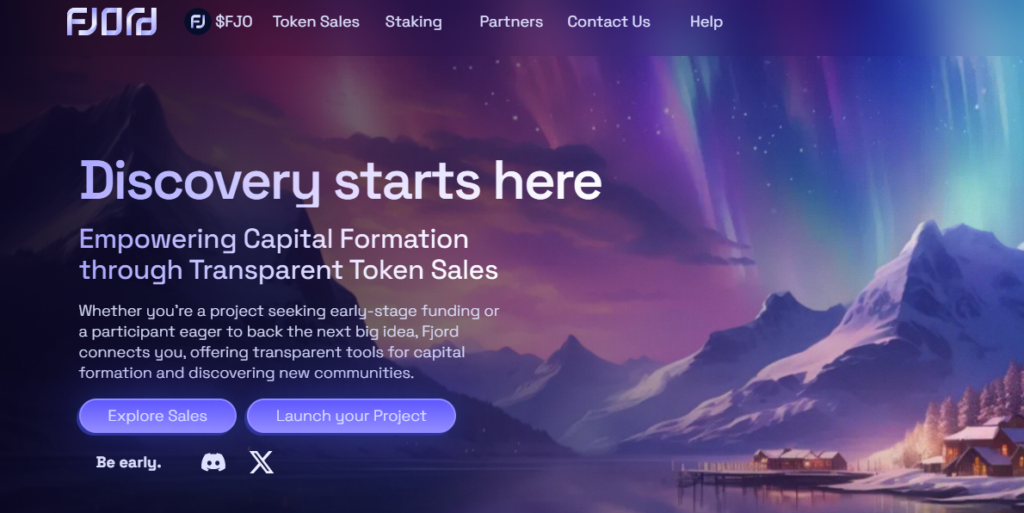 Fjord homepage