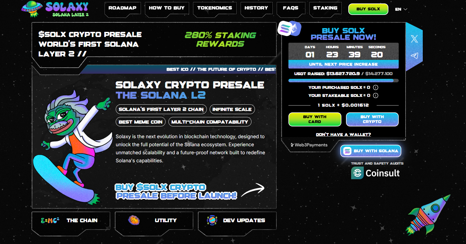 Solana could surge in the coming weeks. After rallying to $295, will Solaxy, a layer-2 platform, drive growth in Q1 2025?
