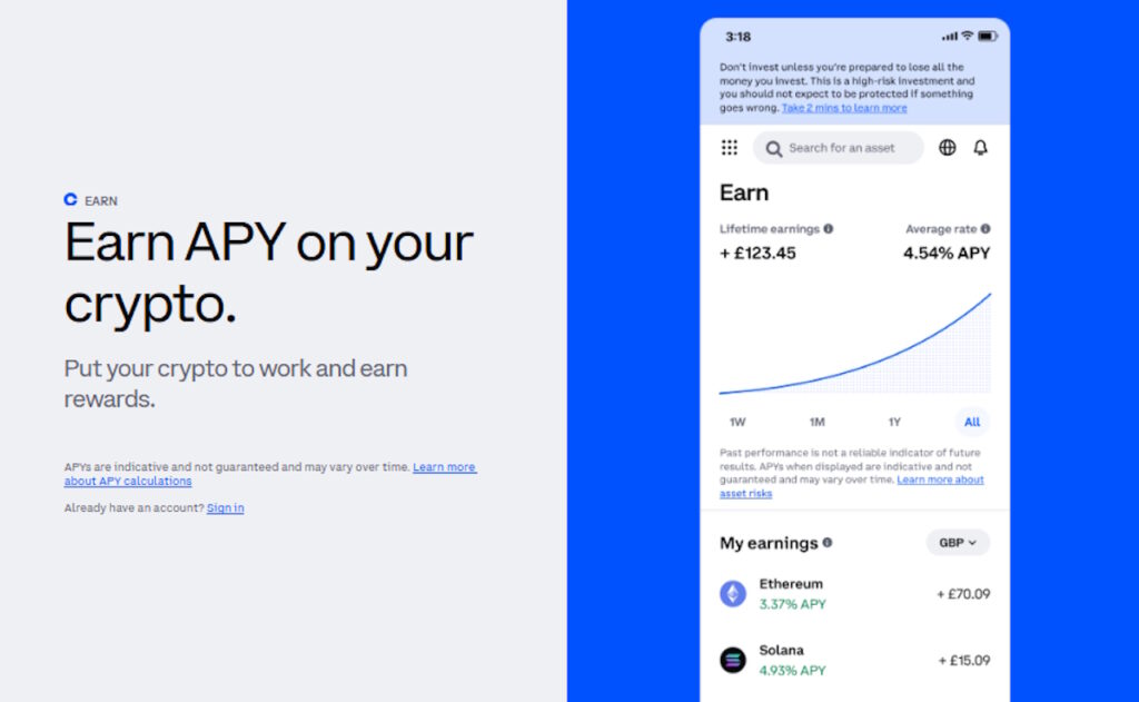 Coinbase staking review