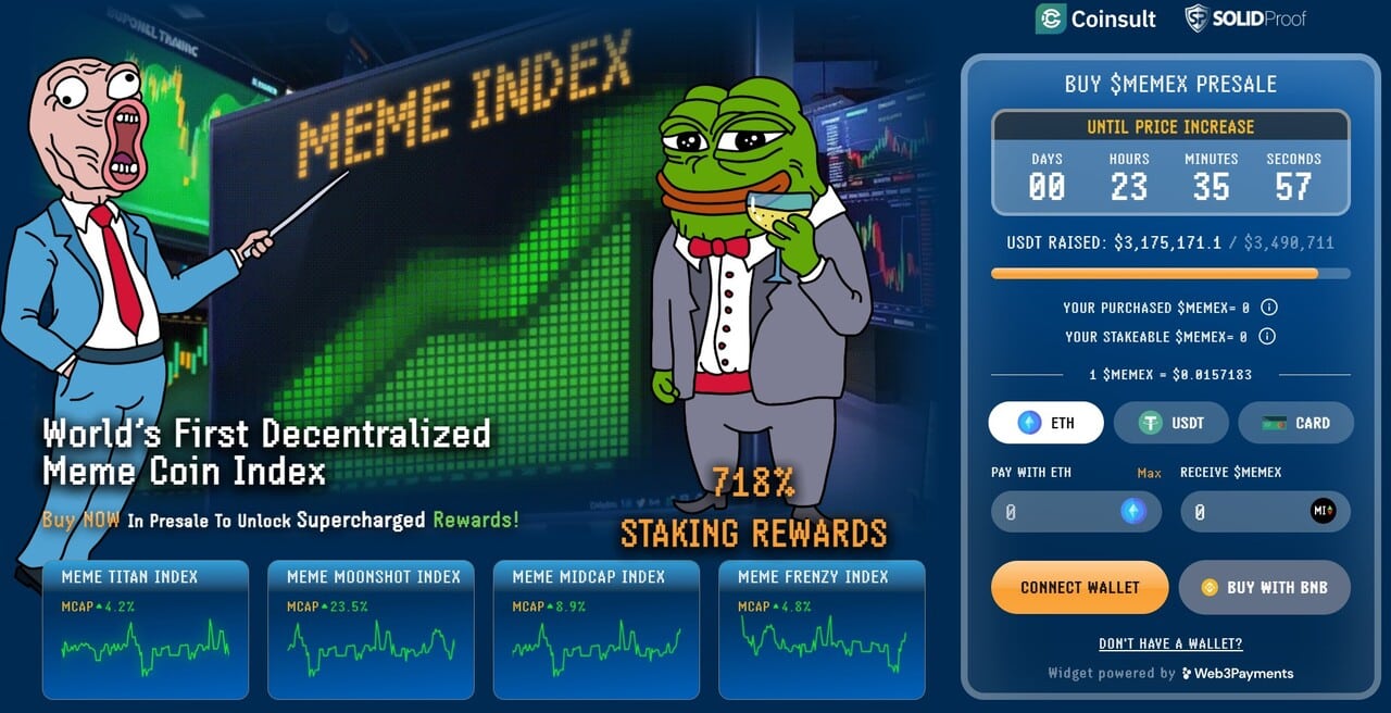 Welke crypto gaat stijgen?: Meme Index
