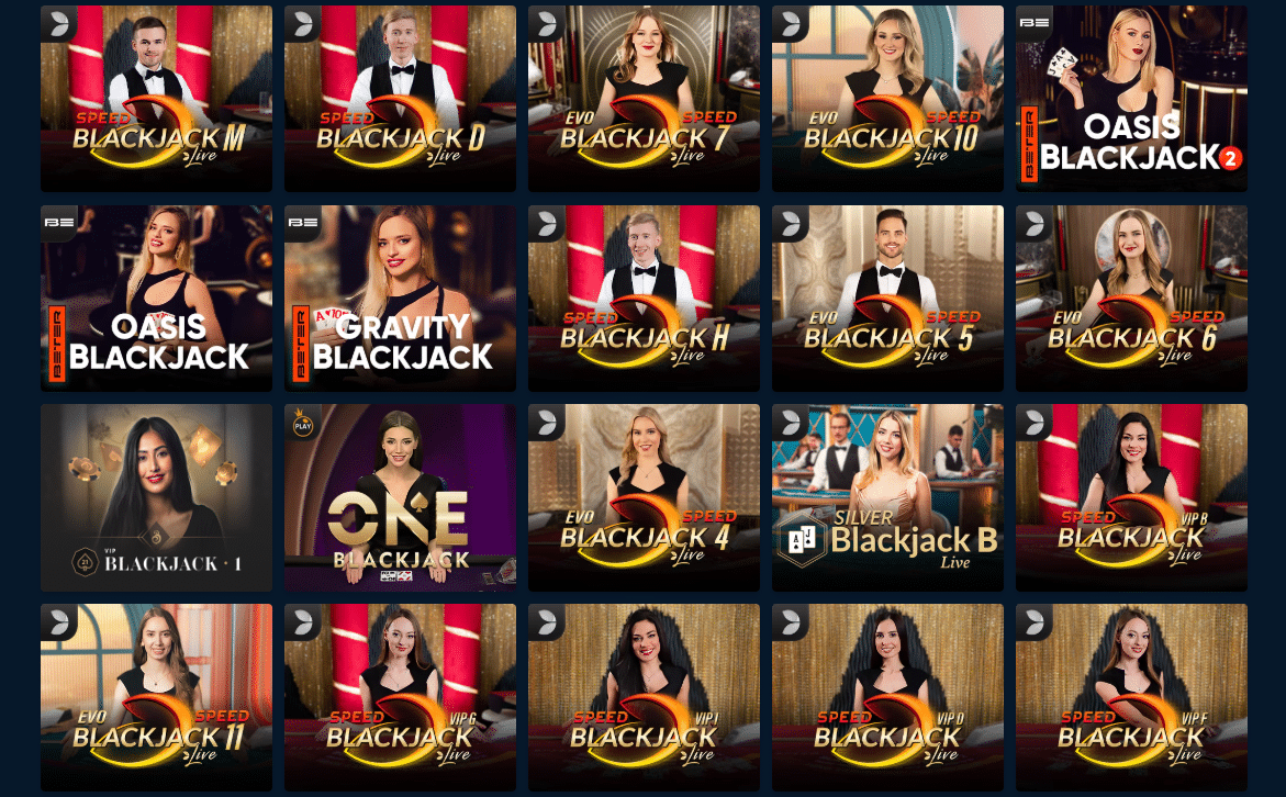 Play Live Blackjack at BetPanda
