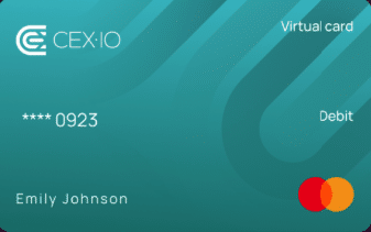 CEX.IO review- CEX.IO crypto card.