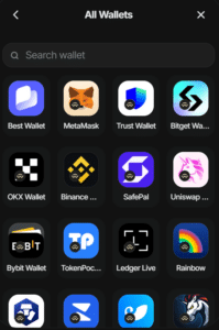 Connect your crypto wallet to register instantly at CoinCasino