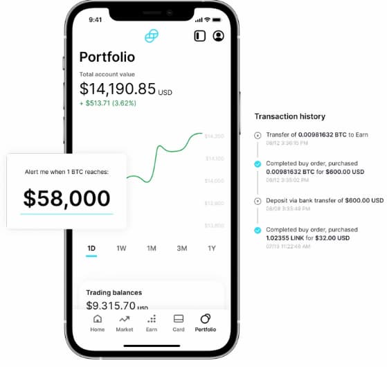 Gemini wallet