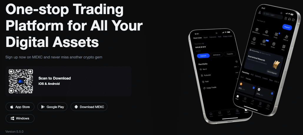 MEXC review - MEXC exchange app