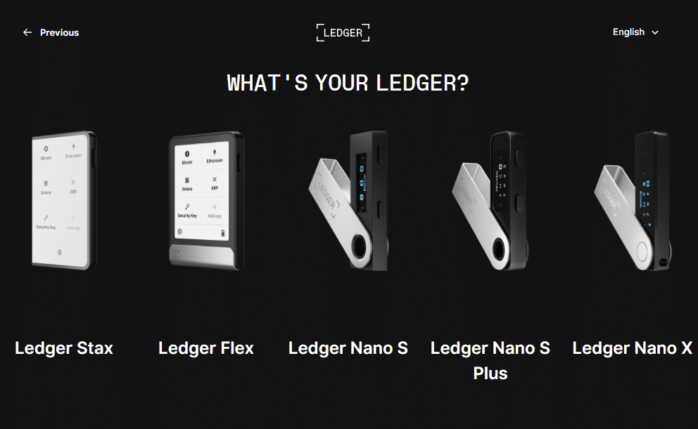 Ledger staking wallets