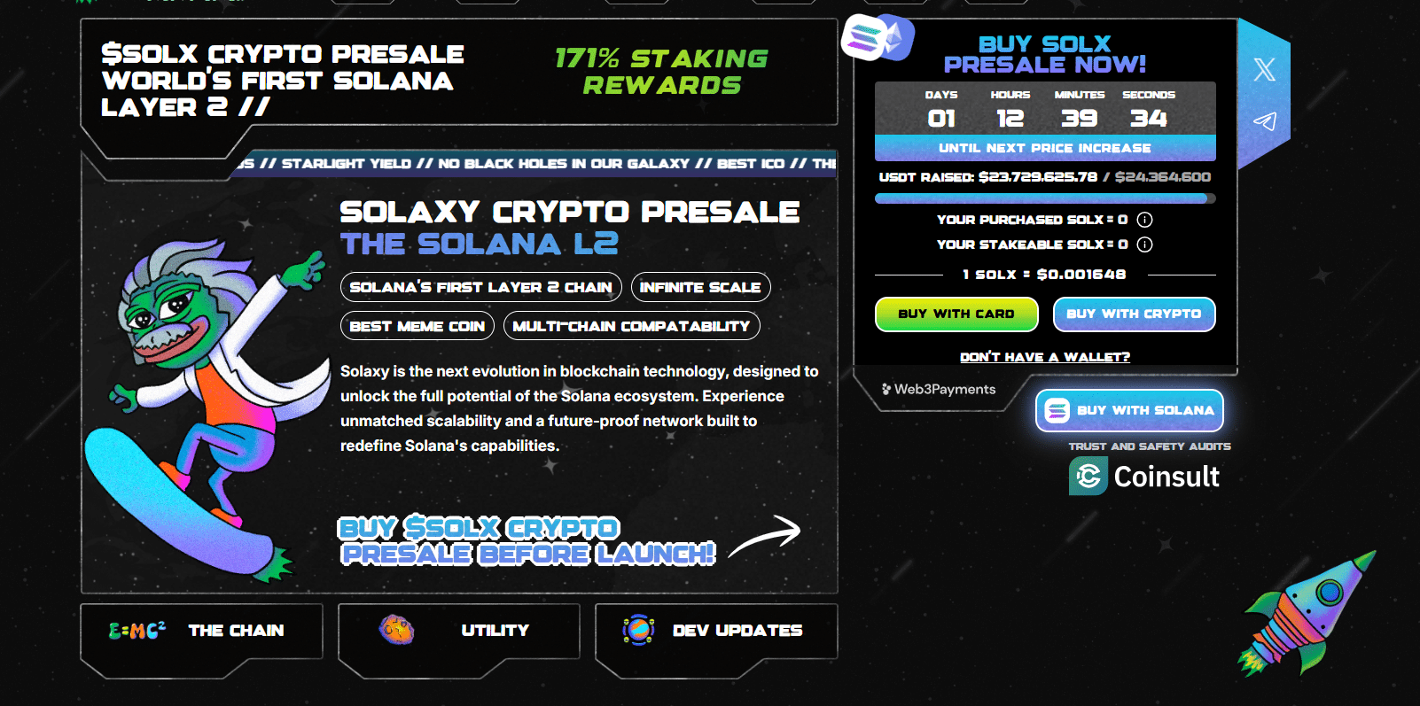 PI coin is surging, adding over 38%. Nvidia stock surging on better-than-expected revenue. Investors turning to Solaxy