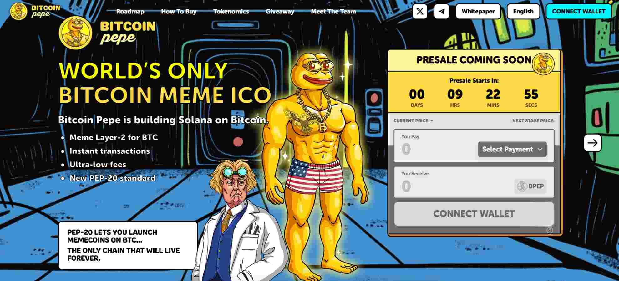 Bitcoin Pepe presale 