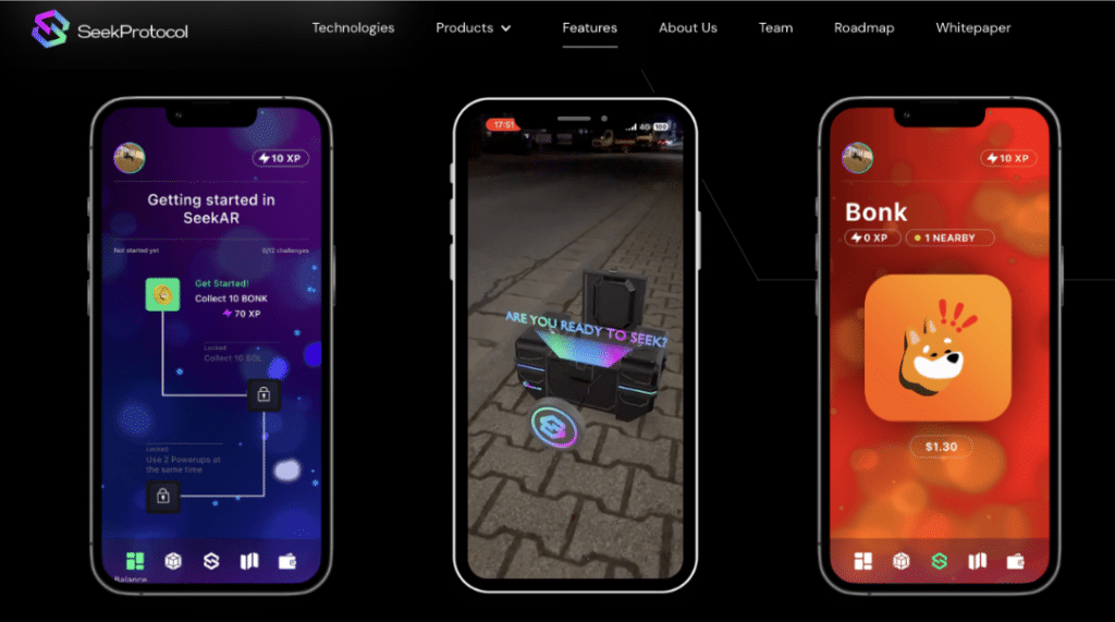 Seek Protocol AR Campaigns