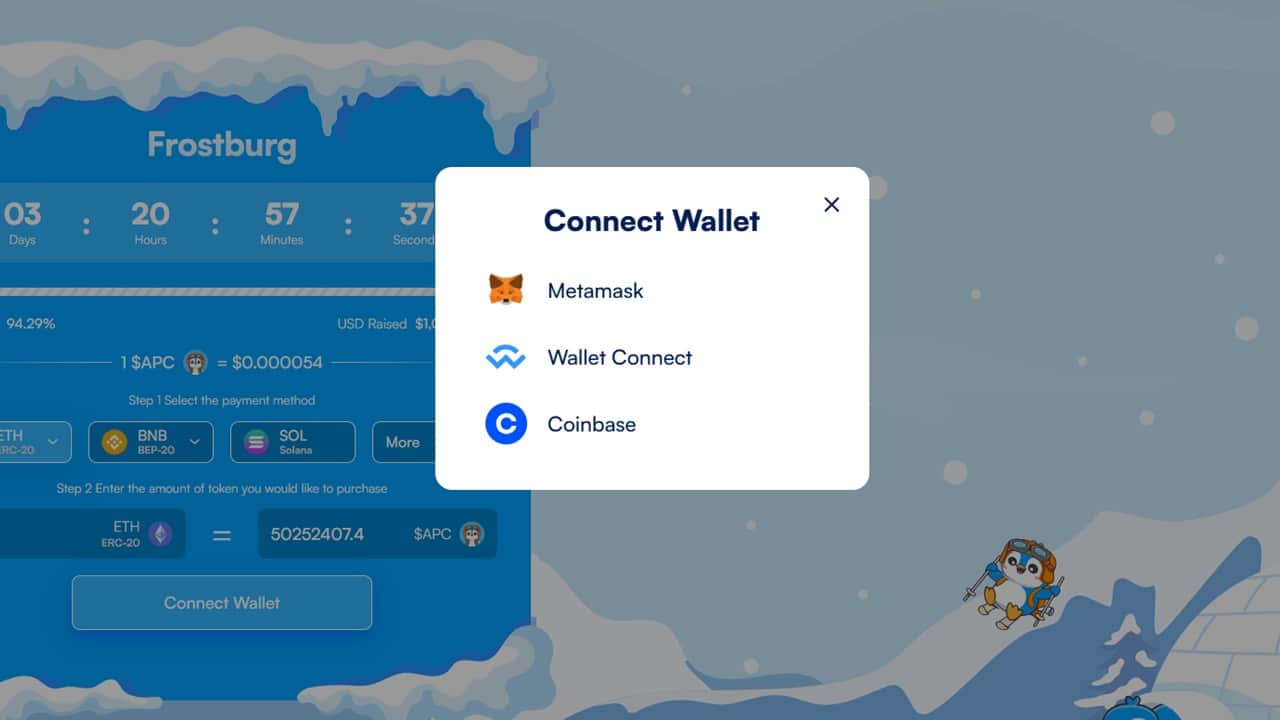 Arctic Pablo connect wallet