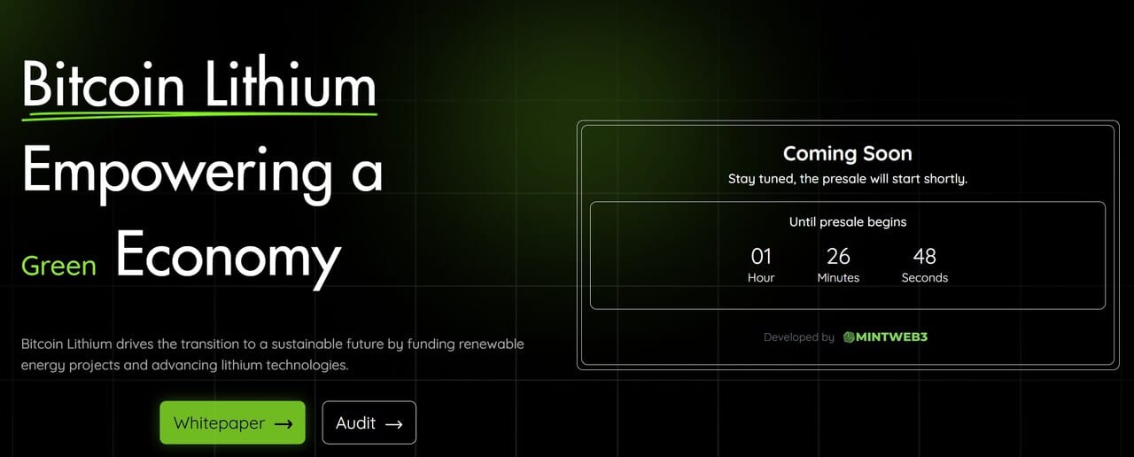 bitcoin lithium presale