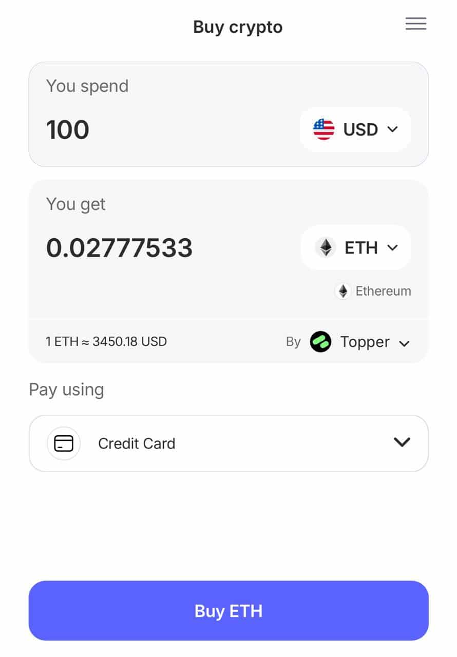 comprar Ethereum en best wallet