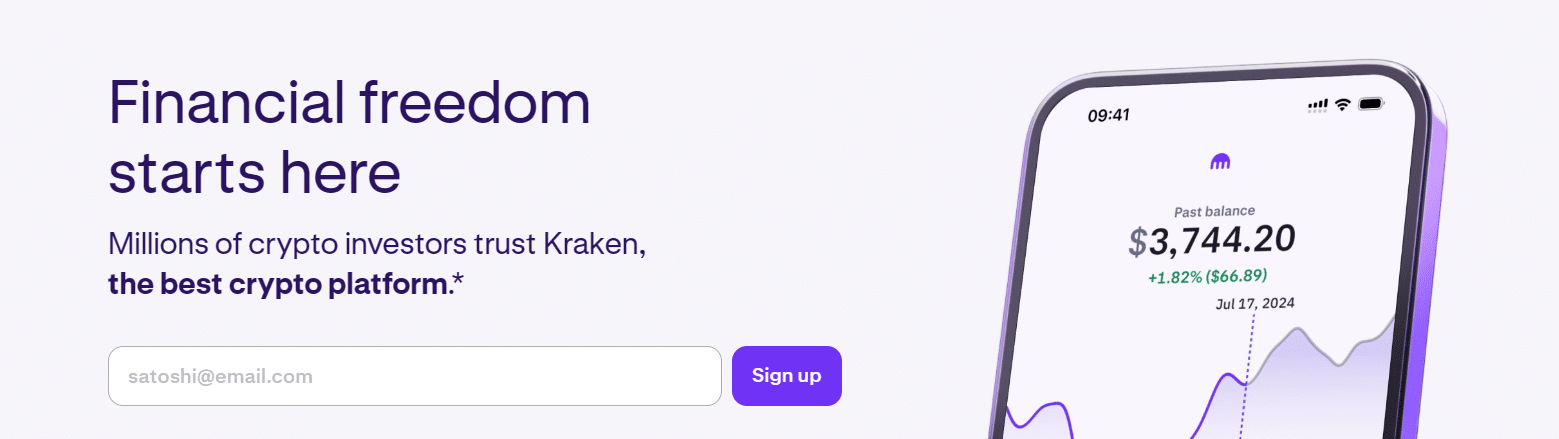 kraken sign up