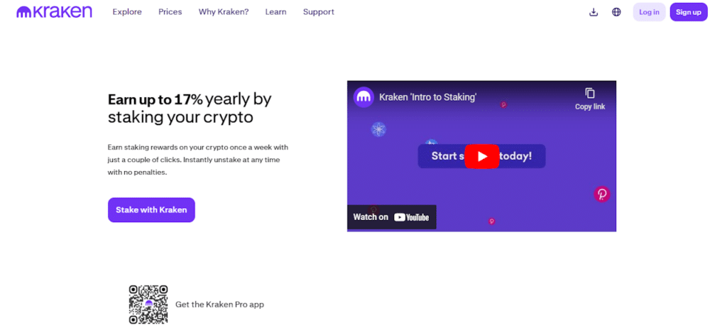 Kraken staking