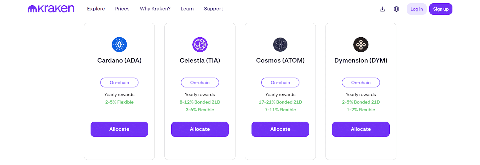 kraken staking assets