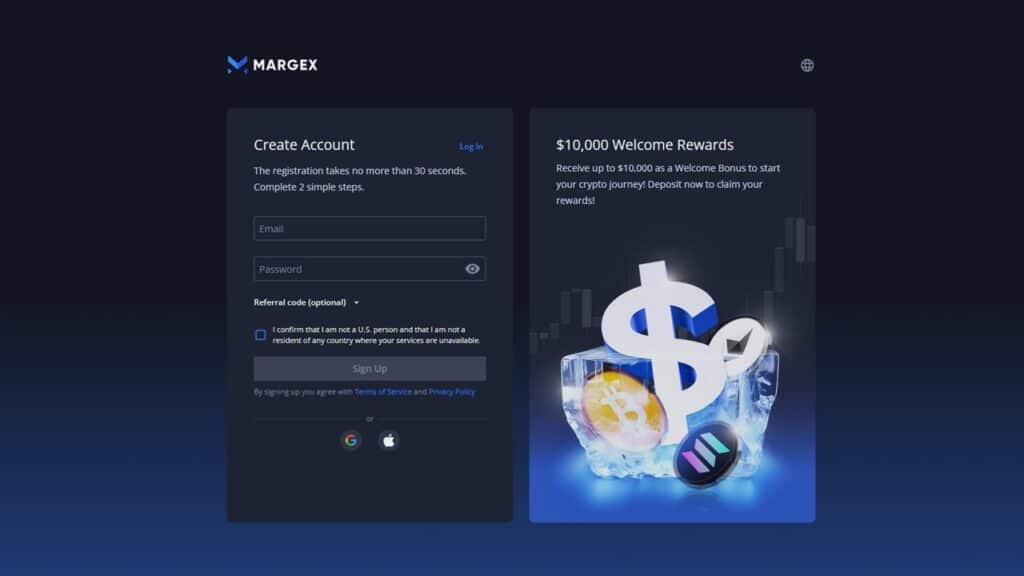 Margex Registration
