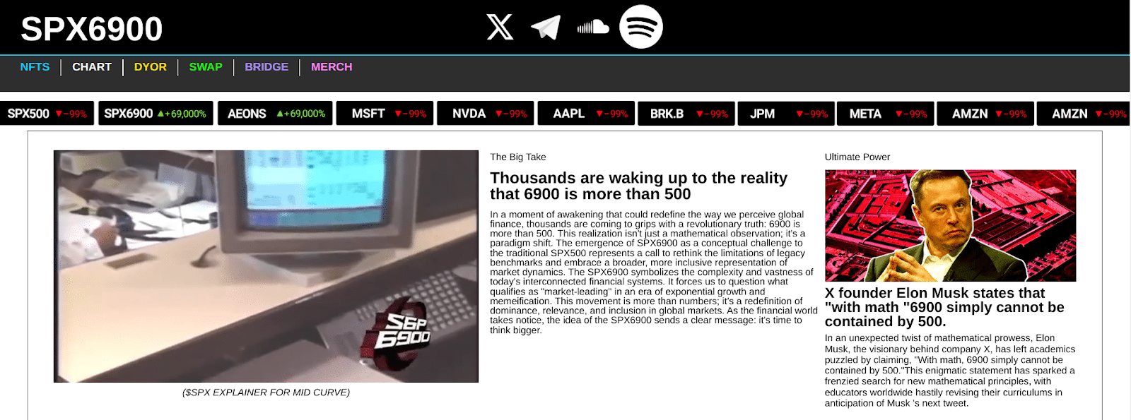 SPX6900 homepage