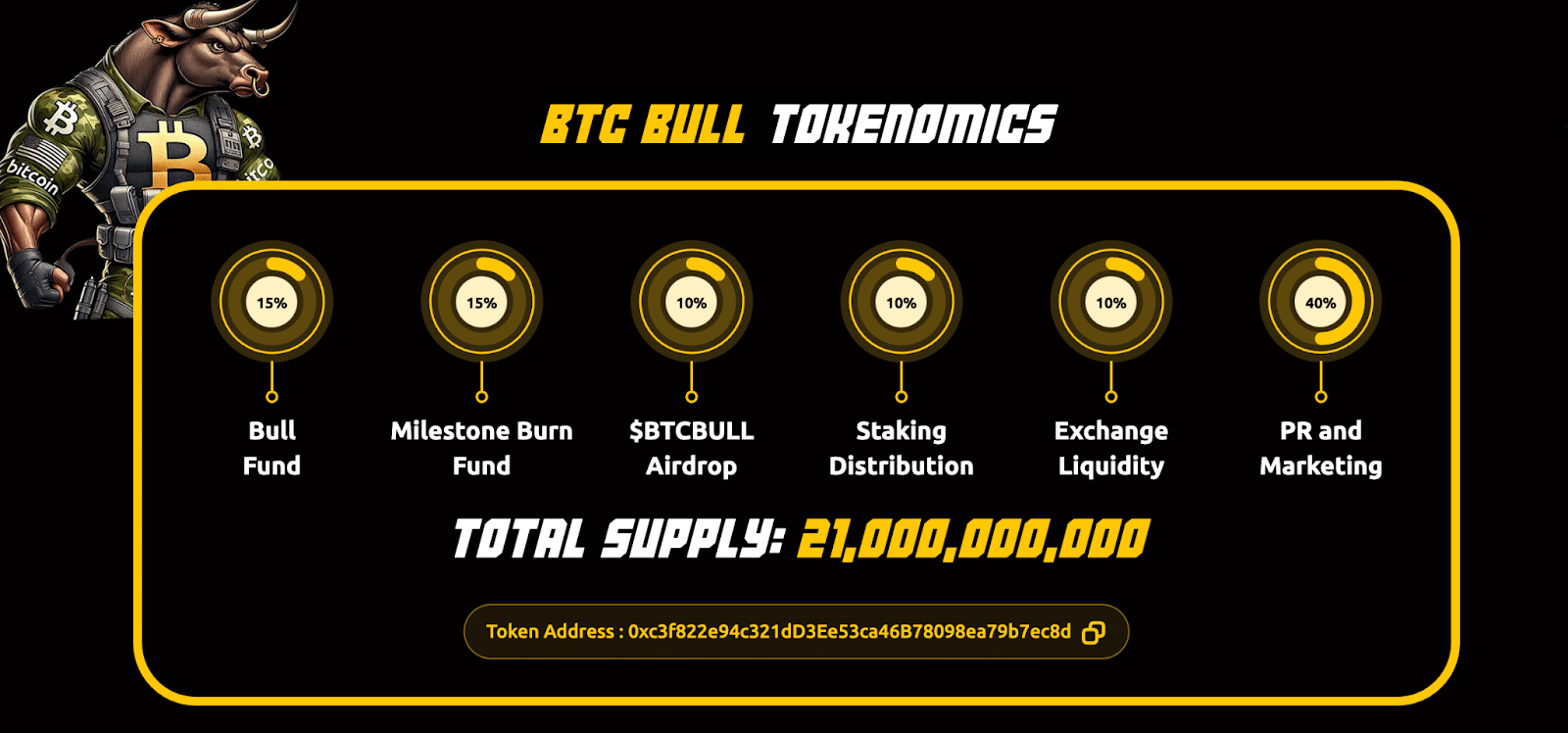 A viral new meme coin, BTC BULL ($BTCBULL) is skyrocketing after seismic presale launch Today. Retail race to earn Bitcoin with new coin.
