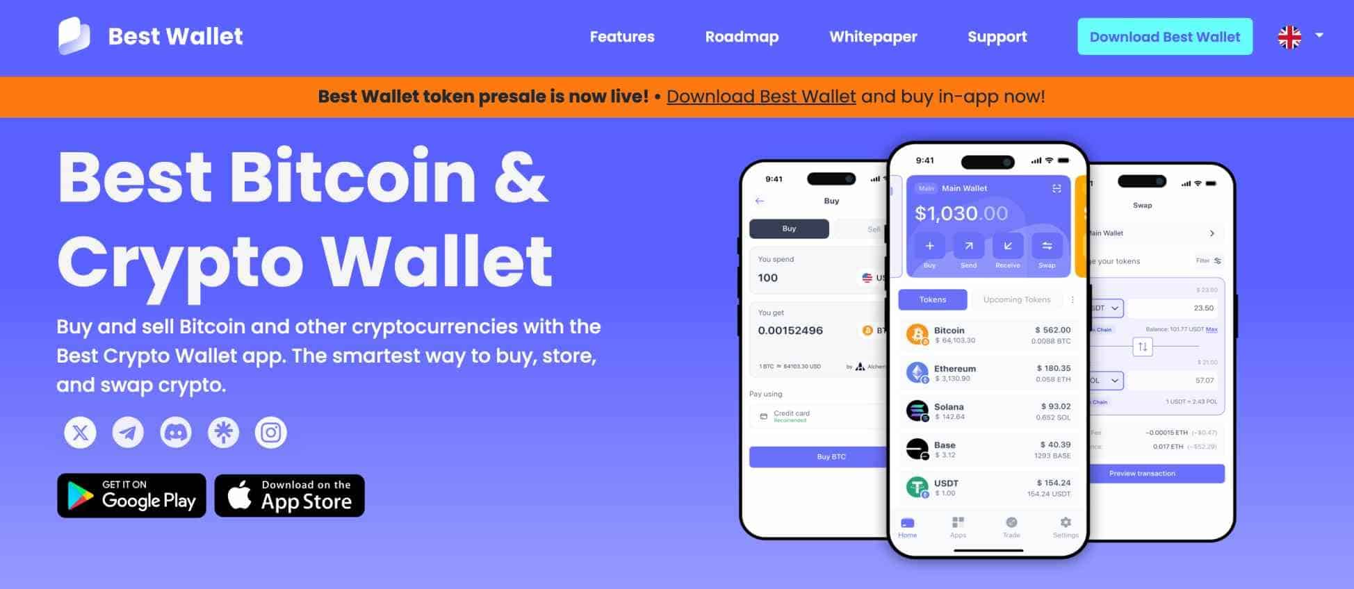 Best Wallet wallet and launchpad