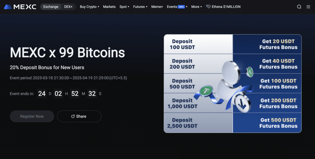 MEXC Offer Page