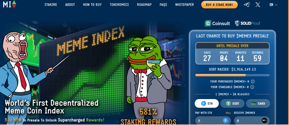 Meme Index Presale Countdown