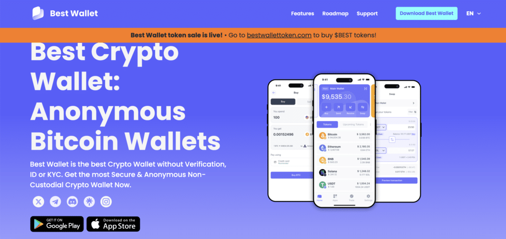 How to buy Bitcoin on Best Wallet