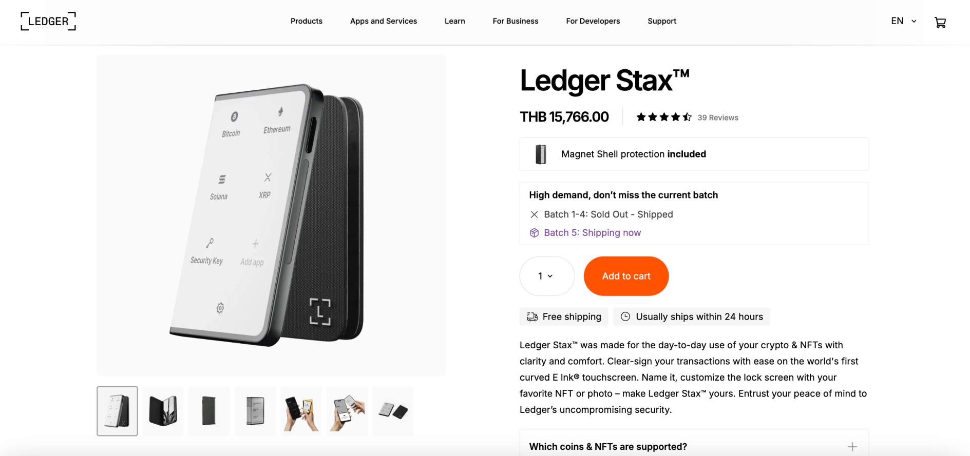 Ledger Stax review