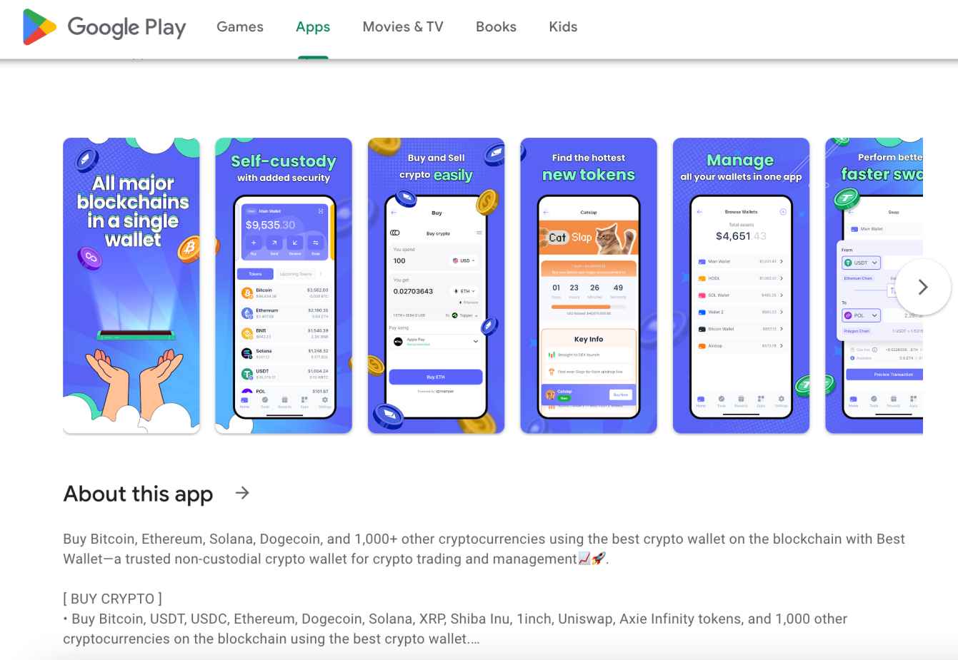 Download Best Wallet app