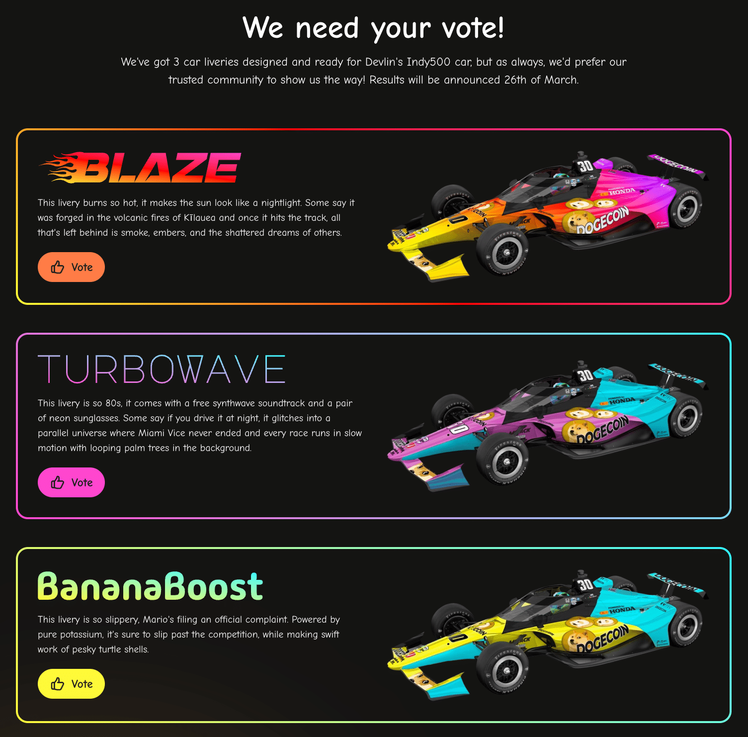 Dogecoin Indy500’e Katılıyor: Hâlâ En İyi Meme Coin mi?